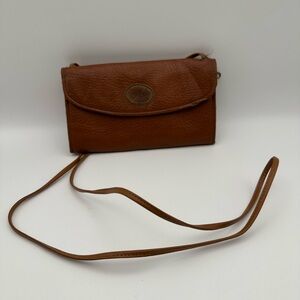 Vintage 70s Brown Leather Purse  YKK